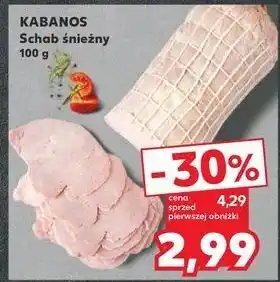 Kaufland Schab śnieżny Kabanos oferta