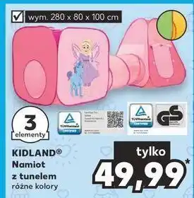 Kaufland Namiot z tunelem 280 x 80 100 cm Kidland oferta