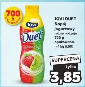 Kaufland Jogurt truskawka-kiwi Jovi Duet oferta