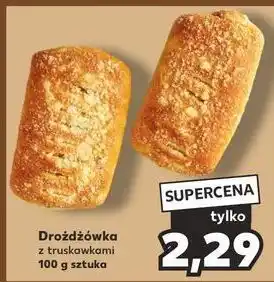 Kaufland Drożdżówka z truskawkami oferta
