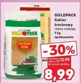 Kaufland Cukier trzcinowy drobny Goldpack oferta