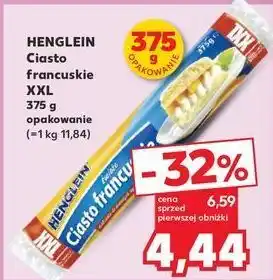 Kaufland Ciasto francuskie xxl Henglein oferta