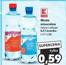 Kaufland Woda gazowana K-Classic oferta