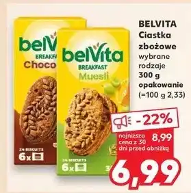 Kaufland Ciastka zbożowe z musli Belvita oferta