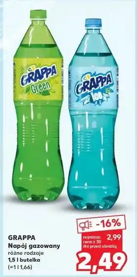 Kaufland Napój green Grappa oferta