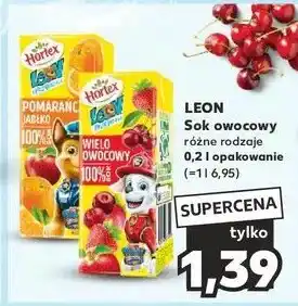 Kaufland Sok pomarańczowo-jabłkowy Hortex Leon oferta