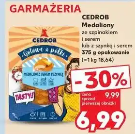 Kaufland Medalion ze szpinakiem i serem Cedrob oferta