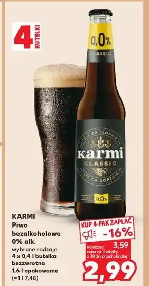 Kaufland Piwo Karmi Classic oferta