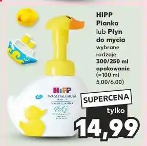 Kaufland Pianka do mycia twarzy i rąk kaczuszka Hipp Babysanft oferta