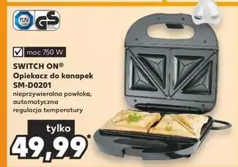 Kaufland Opiekacz do kanapek sm-d0201 750 w Switch On oferta