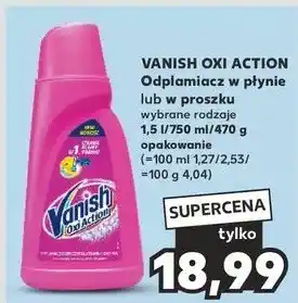 Kaufland Odplamiacz w płynie Vanish Oxi Action oferta