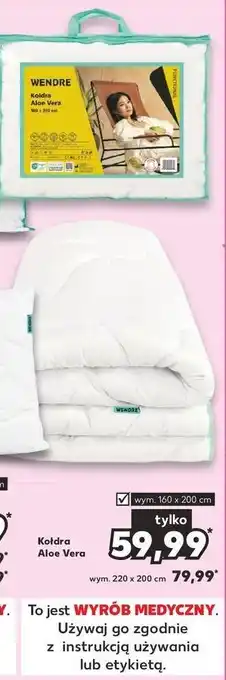 Kaufland Kołdra aloe vera 220 x 200 cm Wendre oferta