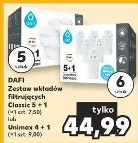Kaufland Wkłady filtrujące unimax Dafi oferta