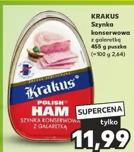 Kaufland Szynka konserwowa Krakus Animex oferta