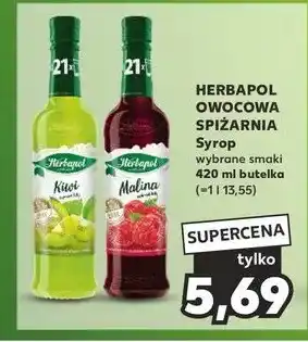 Kaufland Syrop malina Herbapol oferta