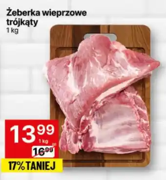 Delikatesy Centrum Żeberka wieprzowe trójkąty oferta