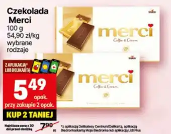 Delikatesy Centrum Czekolada Merci oferta