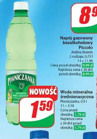 Dino Woda lekko gazowana Piwniczanka oferta