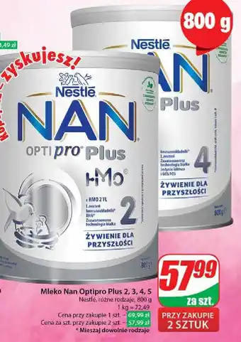 Dino Mleko 5 Nestle Nan Optipro Plus oferta