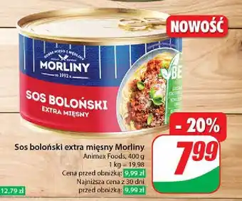 Dino Sos boloński estra mięsny Morliny oferta