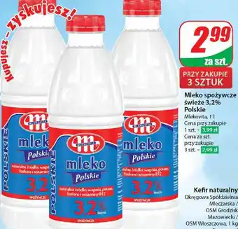 Dino Mleko polskie 3.2% Mlekovita oferta