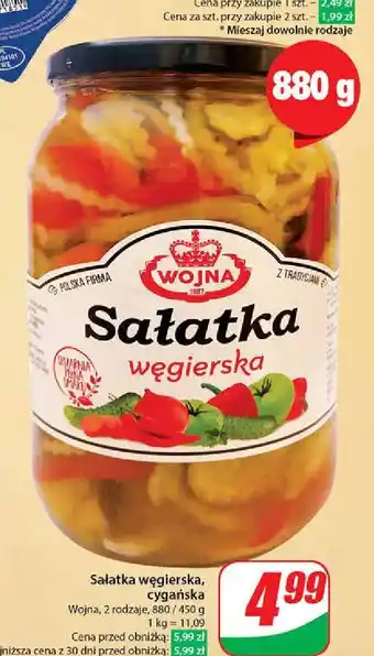 Dino Sałatka węgierska Wojna oferta