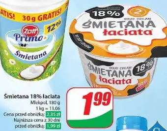 Dino Śmietana 18% Łaciata oferta