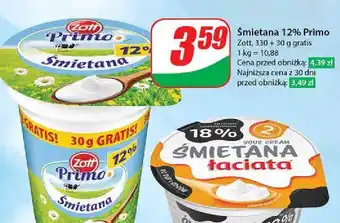 Dino Śmietana 12% Zott Primo oferta