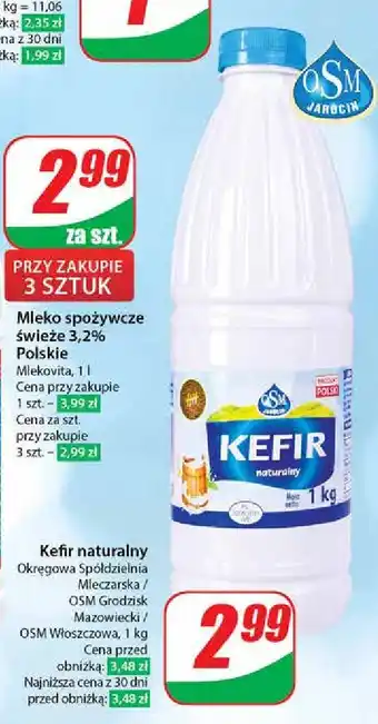 Dino Kefir naturalny Osm Jarocin oferta