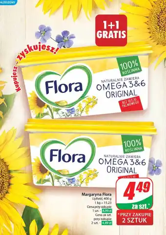 Dino Margaryna original Flora Omega 3&6 oferta