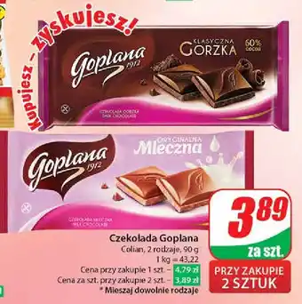Dino Czekolada gorzka 60 % Goplana oferta