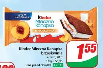 Dino Baton brzoskwiniowy Kinder Mleczna Kanapka oferta