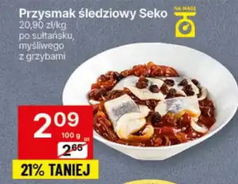 Delikatesy Centrum Przysmak śledziowy Seko oferta