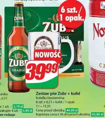 Dino Piwa + kufel Zubr Gradus oferta