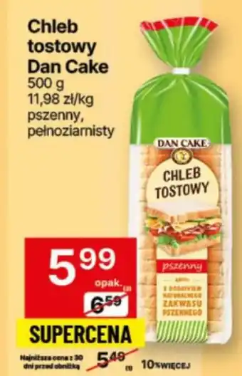 Delikatesy Centrum Chleb tostowy Dan Cake oferta