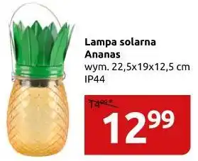 Black Red White Lampa SOLARNA ANANAS oferta