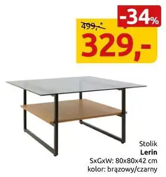 Black Red White Stolik Lerin oferta