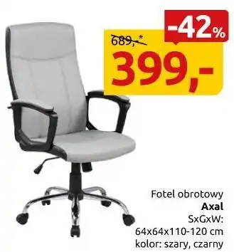 Black Red White Fotel obrotowy Axal oferta