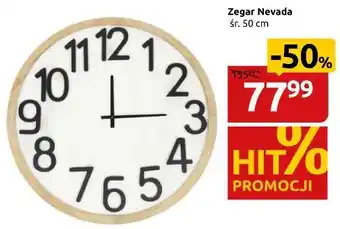 Black Red White ZEGAR ŚCIENNY NEVADA ŚR. 50CM MDF oferta