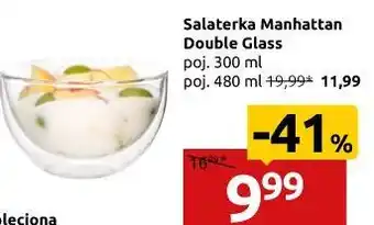 Black Red White SALATERKA MANHATTAN DOUBLE GLASS 300ml oferta