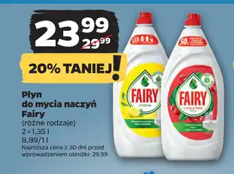 Netto Płyn do mycia naczyń Fairy oferta