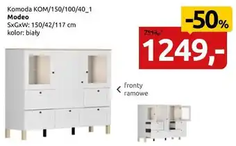 Black Red White Komoda KOM/150/100/40_1 Modeo oferta