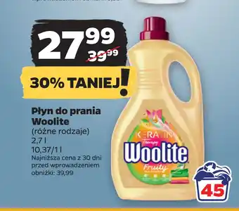 Netto Płyn do prania Woolite oferta