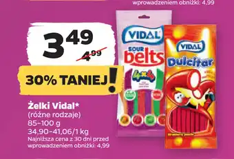 Netto Żelki Vidal oferta