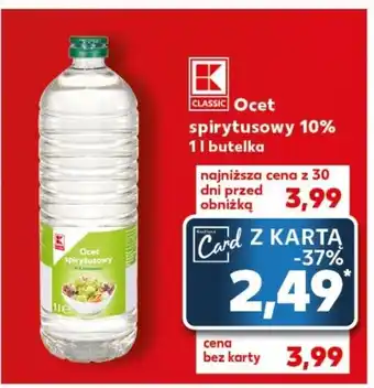 Kaufland Ocet spirytusowy 10% 1 l oferta