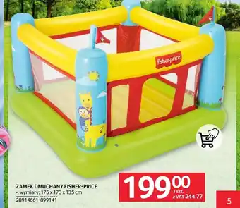 Selgros Zamek dmuchany Fisher Price oferta