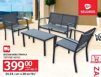 Selgros Zestaw mebli oferta