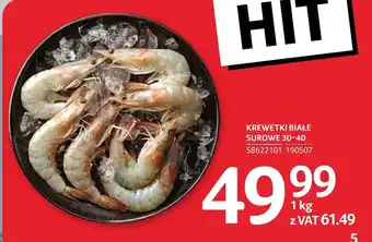 Selgros Krewetki Białe oferta