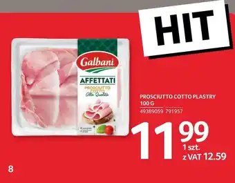 Selgros Prosciutto Galbani oferta