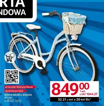 Selgros Rower miejski Rama oferta